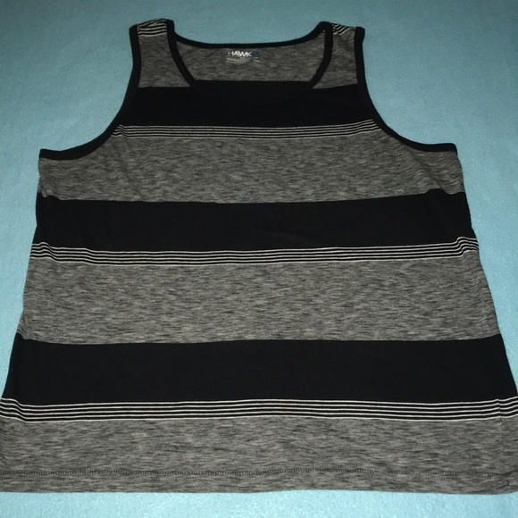Tony Hawk Other - 𝅺TONY HAWK tank top black grey white striped size XXL
